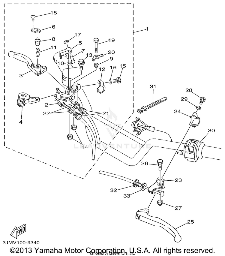 Handle Switch Lever Schematic