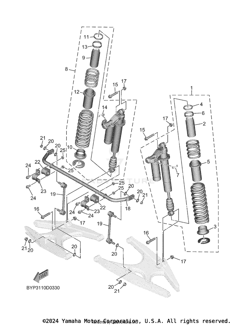 Rear Suspension Schematic