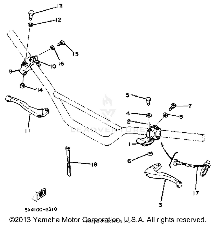 Handle Switch-Lever Schematic