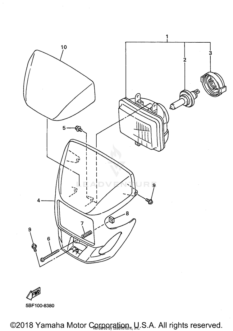 Headlight Schematic