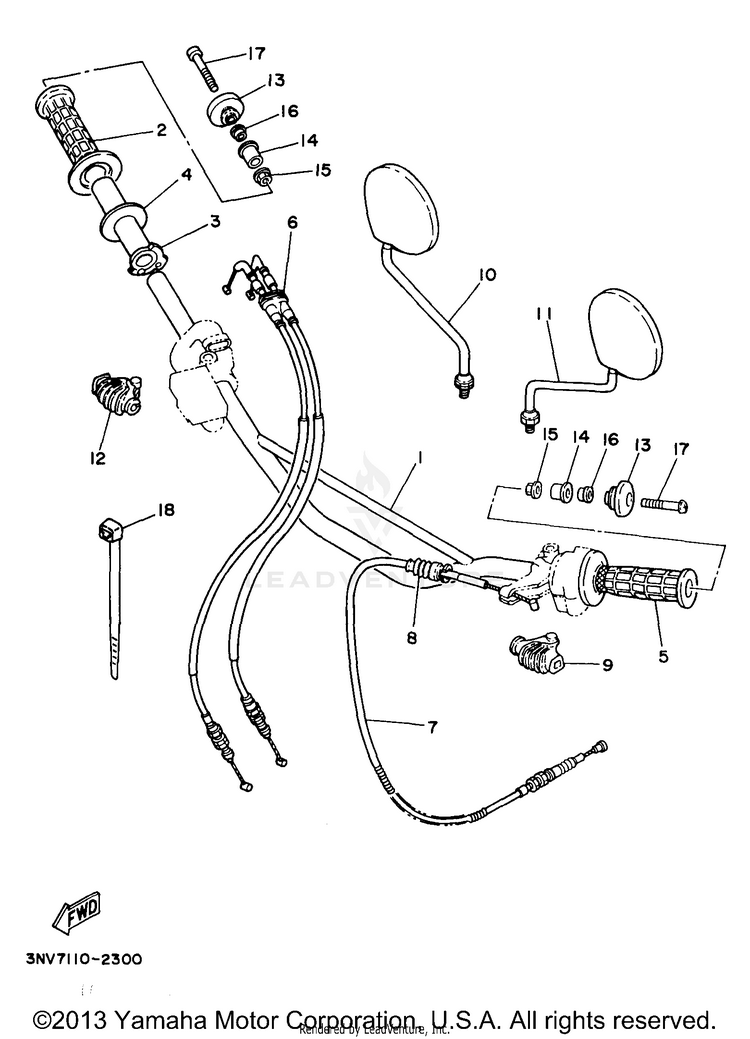 Steering Handle Cable Schematic