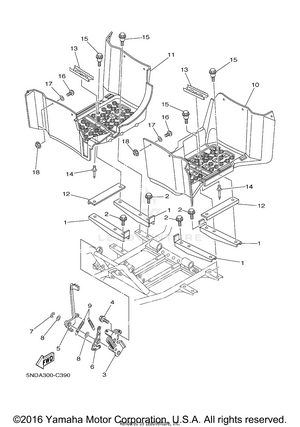 Stand Footrest Schematic