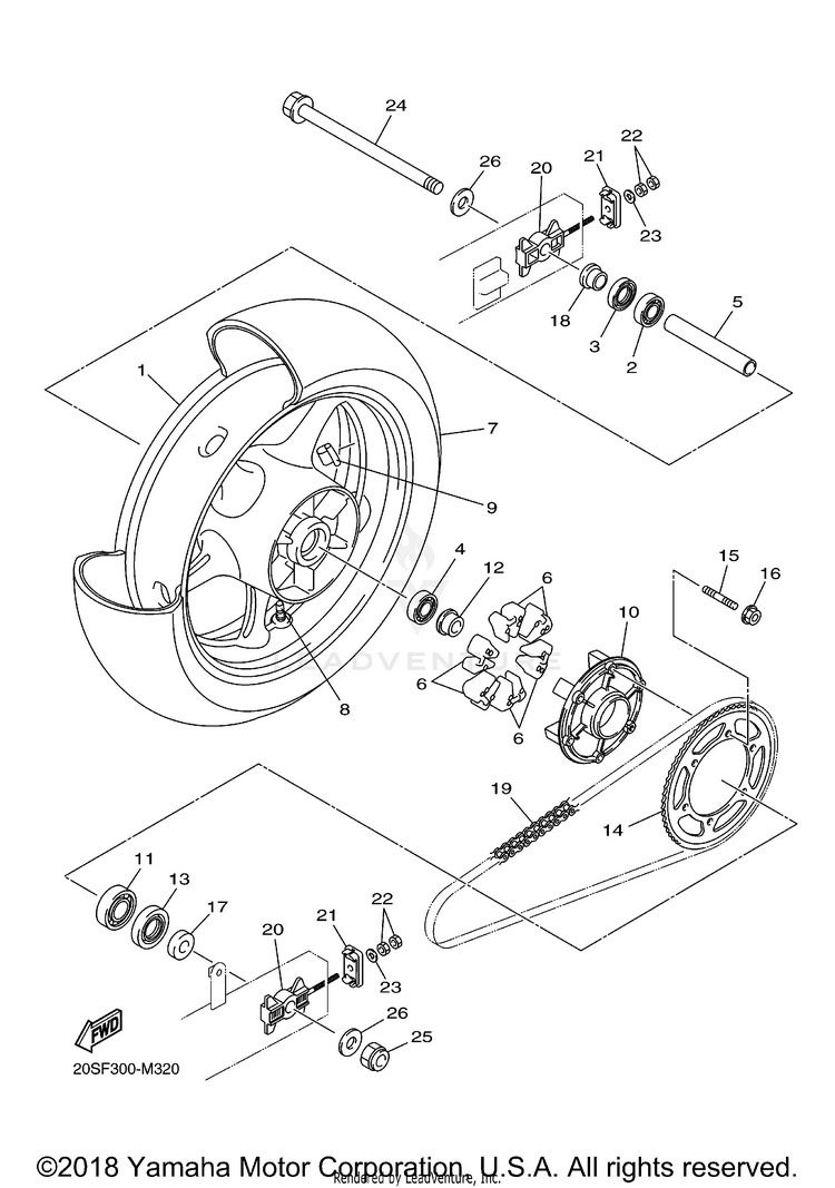Rear Wheel Schematic