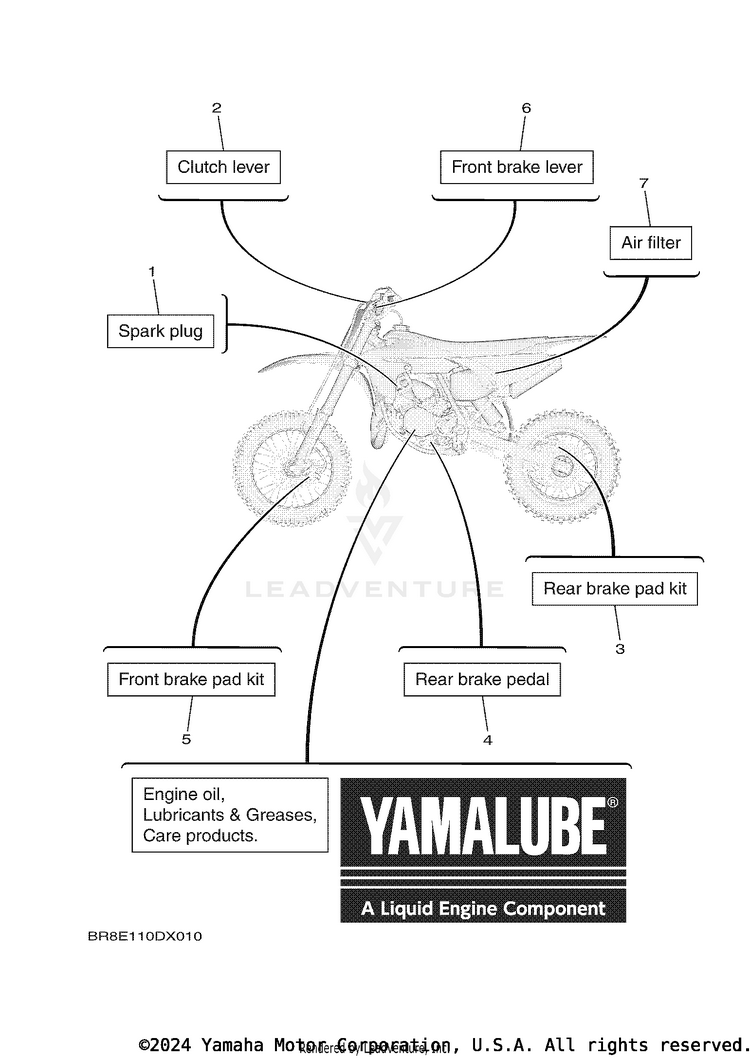 2 Scheduled Service Parts Schematic