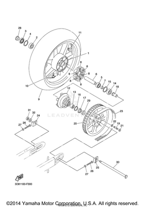 Rear Wheel Schematic