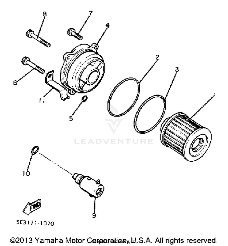 Oil Filter Schematic