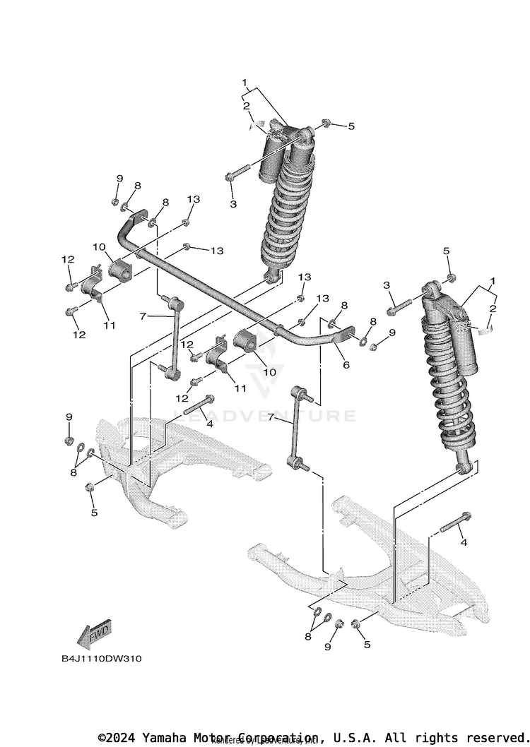 Rear Suspension Schematic