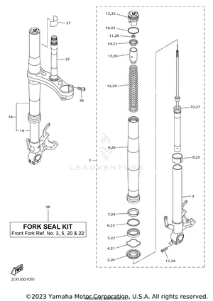 Front Fork Schematic
