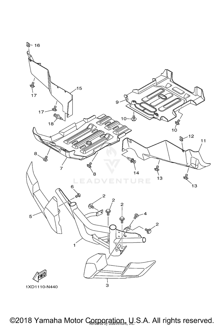 Guard VIKING - YXM700DFG - 2015 Schematic