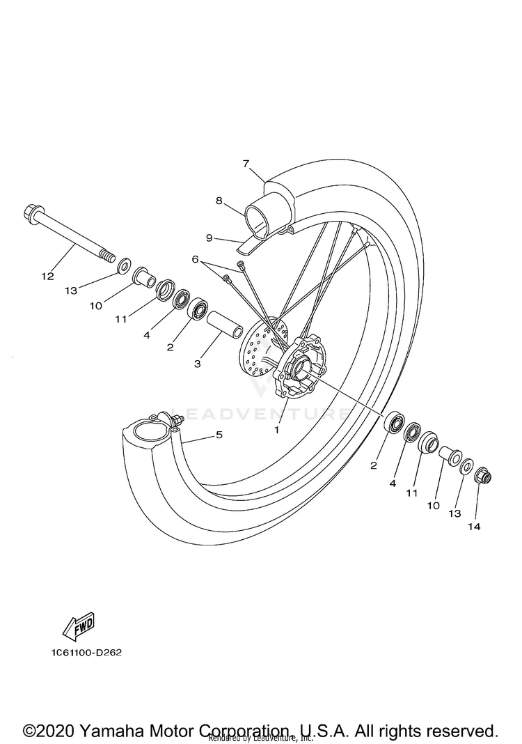 Front Wheel Schematic