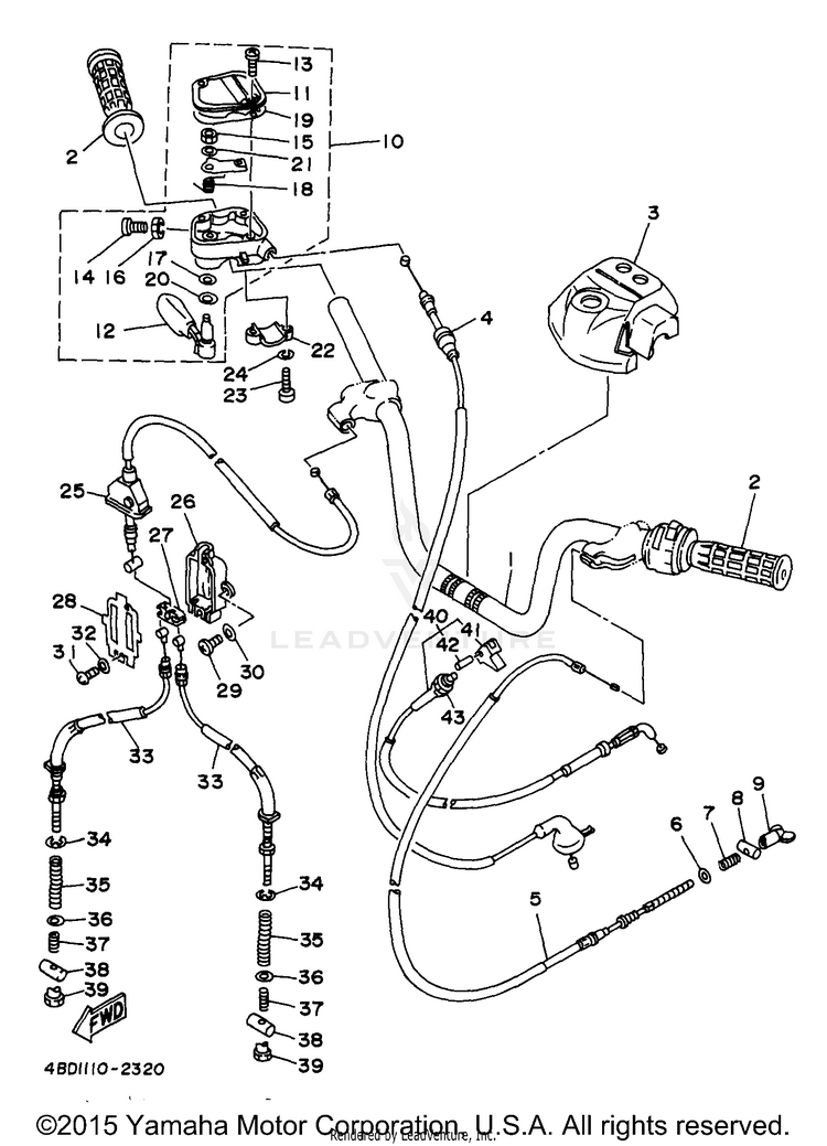 Steering Handle Cable Schematic