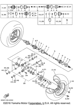 Rear Wheel Schematic