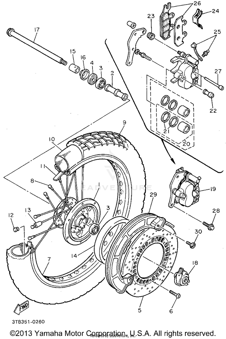 Front Wheel Schematic