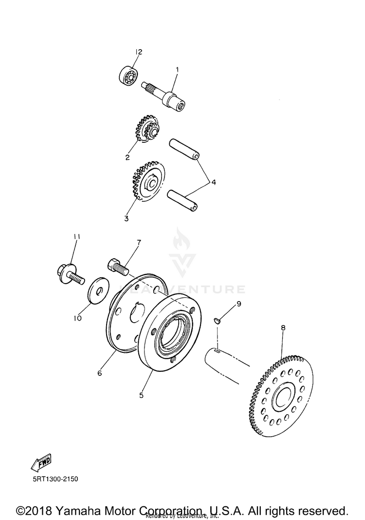 Starter Clutch Schematic
