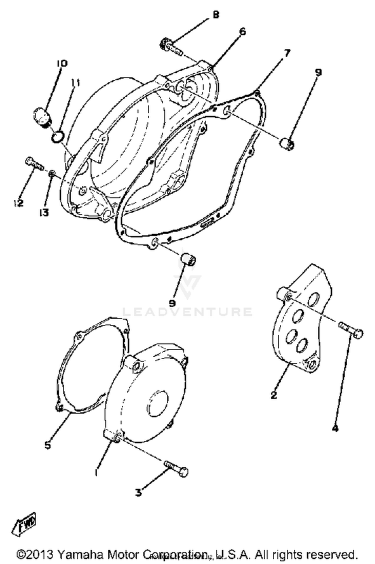 Crankcase Cover Schematic