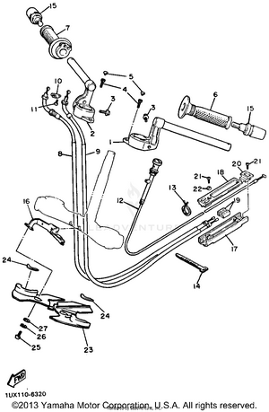 Handlebar Cable Schematic