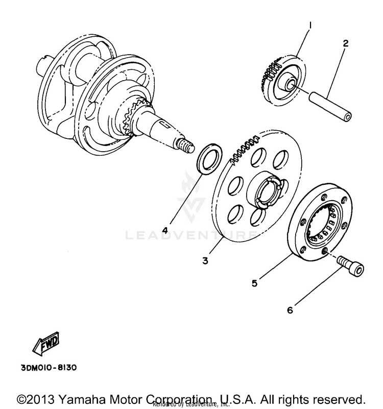 Starter Clutch Schematic