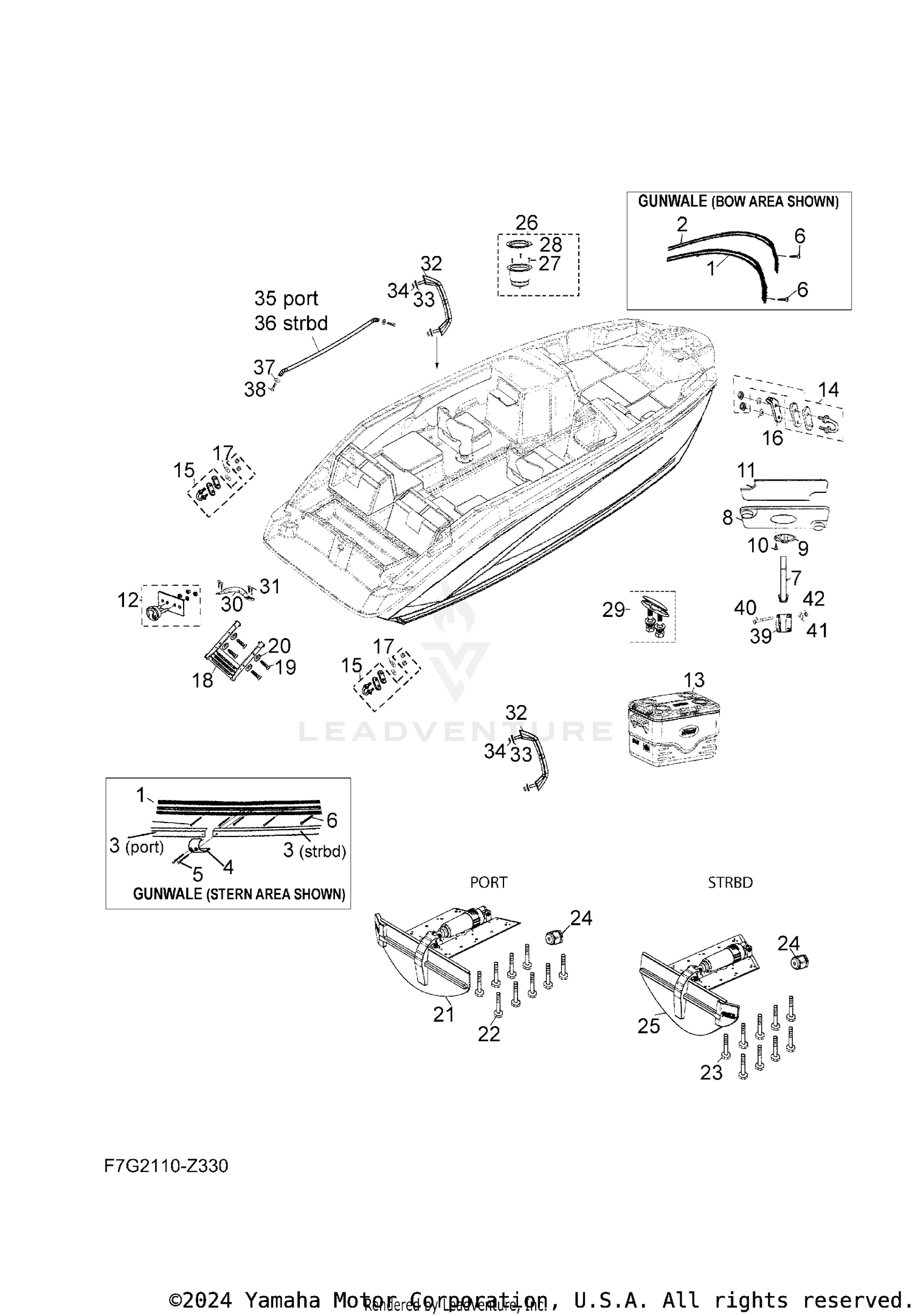 HULL DECK FITTINGS