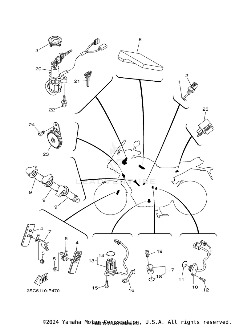 Electrical 2 FJ09 CA - FJ09GCB - 2016 Schematic