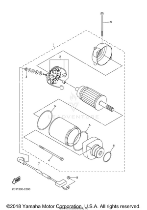 Starting Motor Schematic