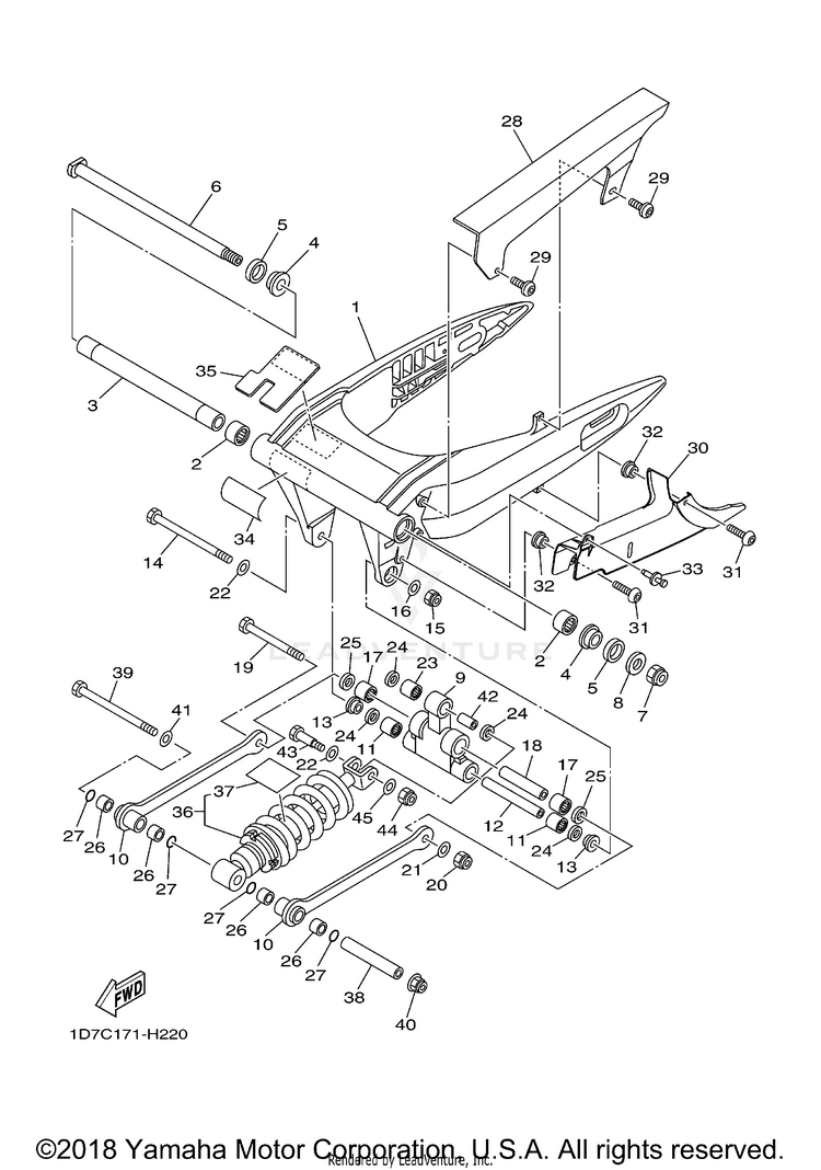 Rear Arm Suspension Schematic