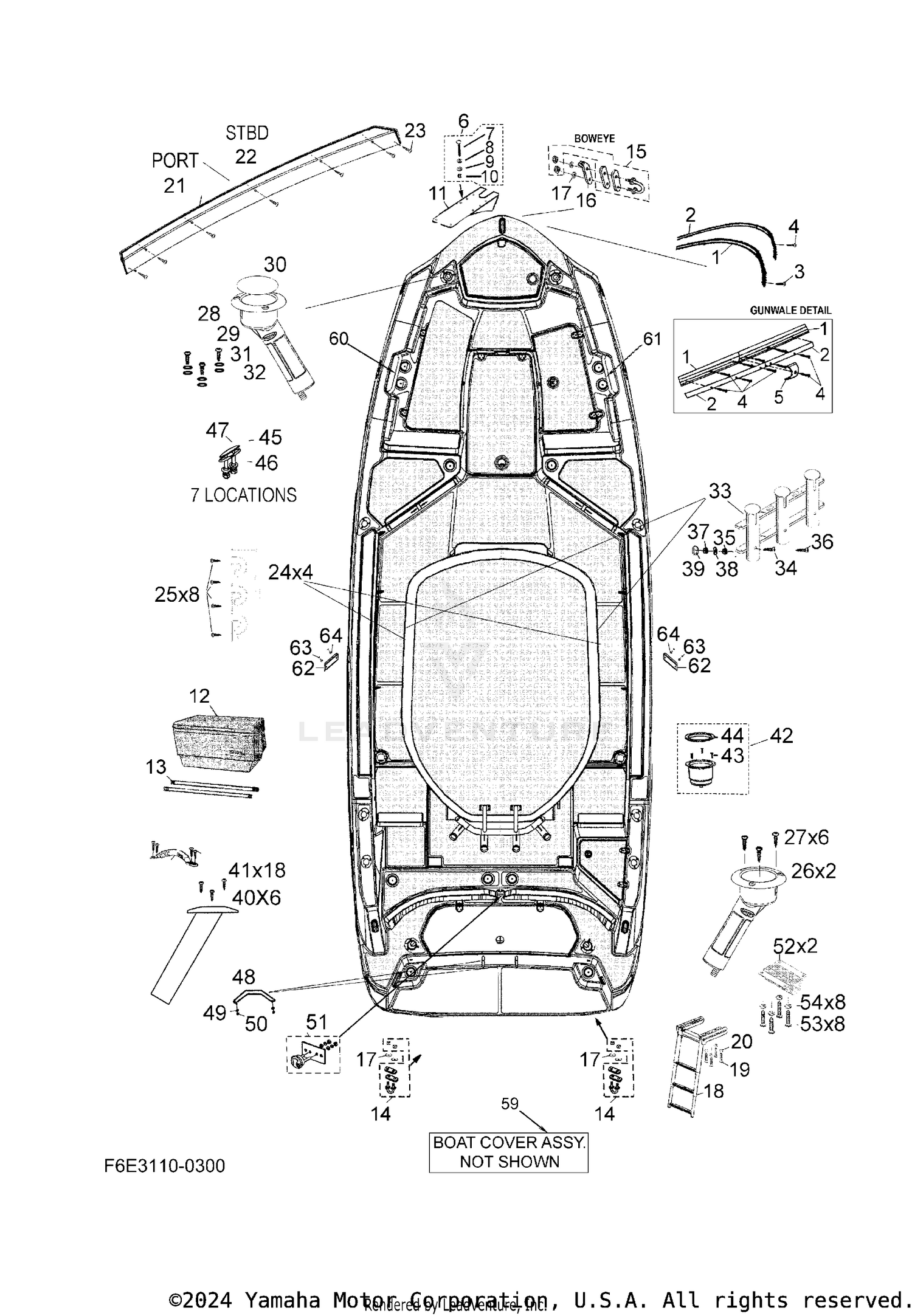 HULL DECK FITTINGS