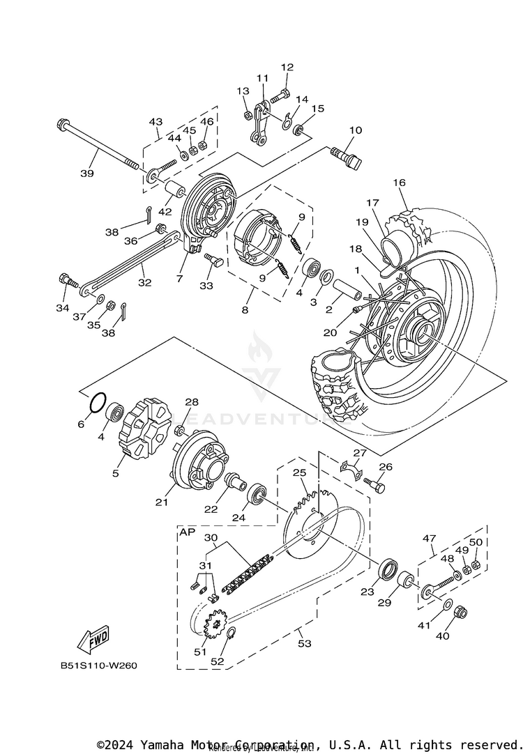 Rear Wheel Schematic