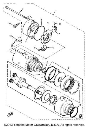 Starting Motor Schematic