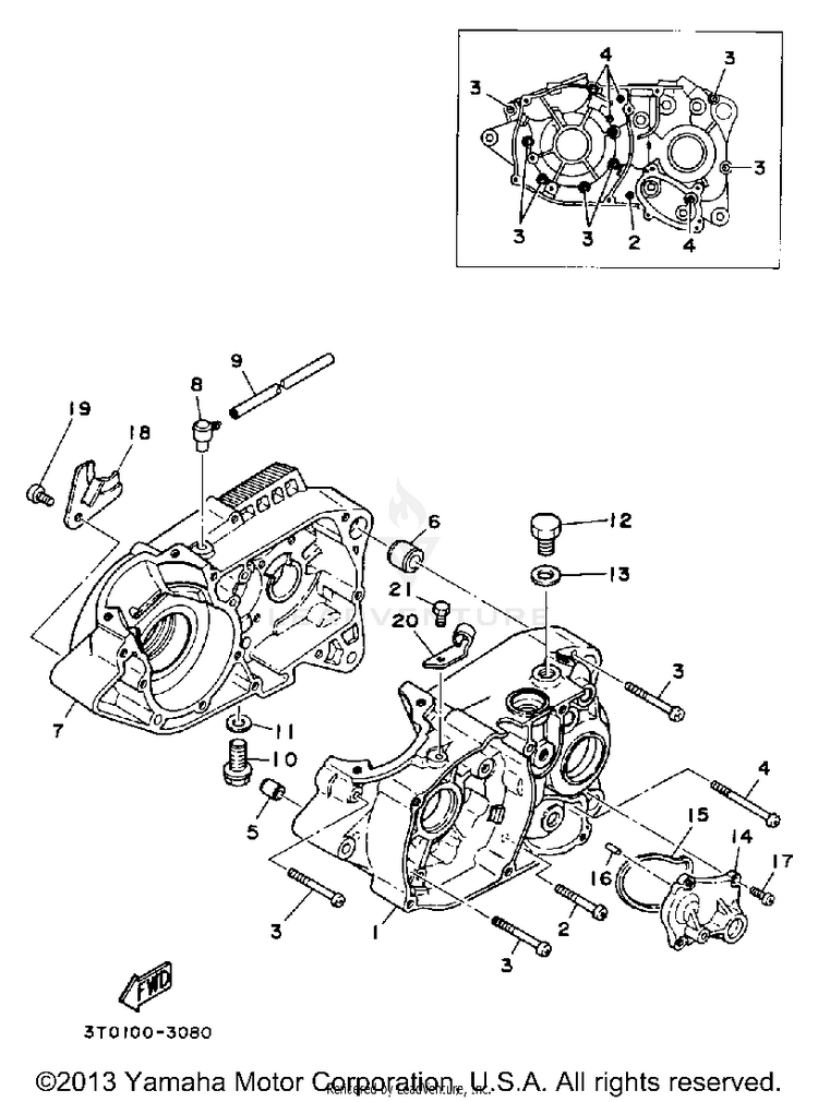 Crankcase Schematic