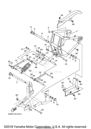 Rear Arm Suspension Schematic