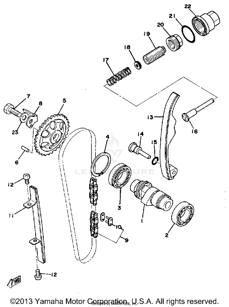 Camshaft Chain Schematic
