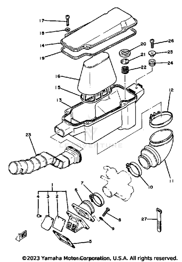 Intake Yt125j Schematic