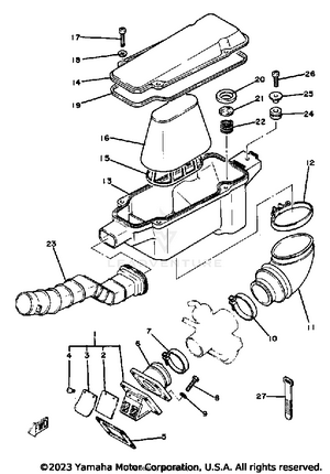Intake Yt125j Schematic