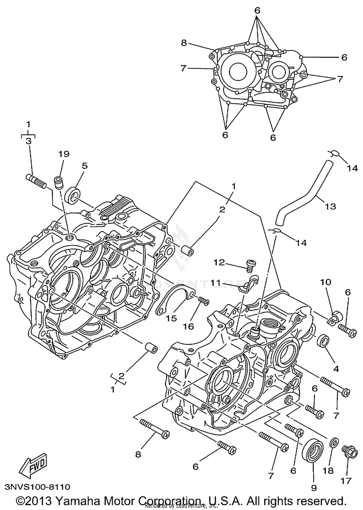Crankcase Schematic