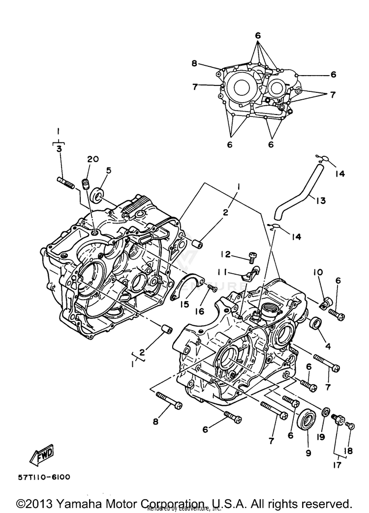Crankcase Schematic