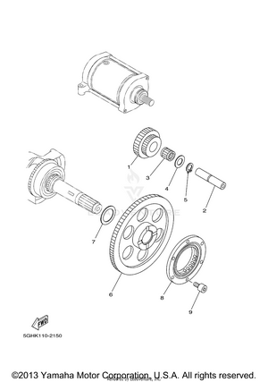 Starter Clutch Schematic