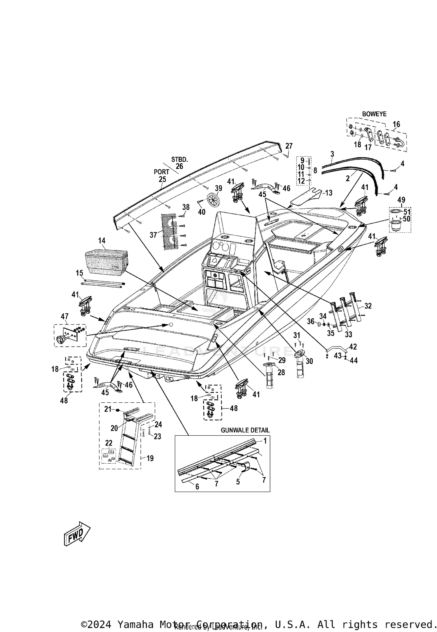 HULL DECK FITTINGS