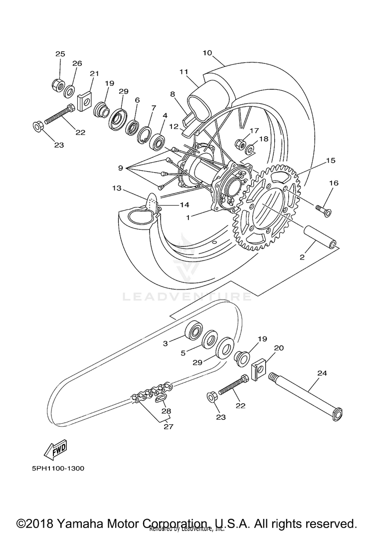Rear Wheel Schematic