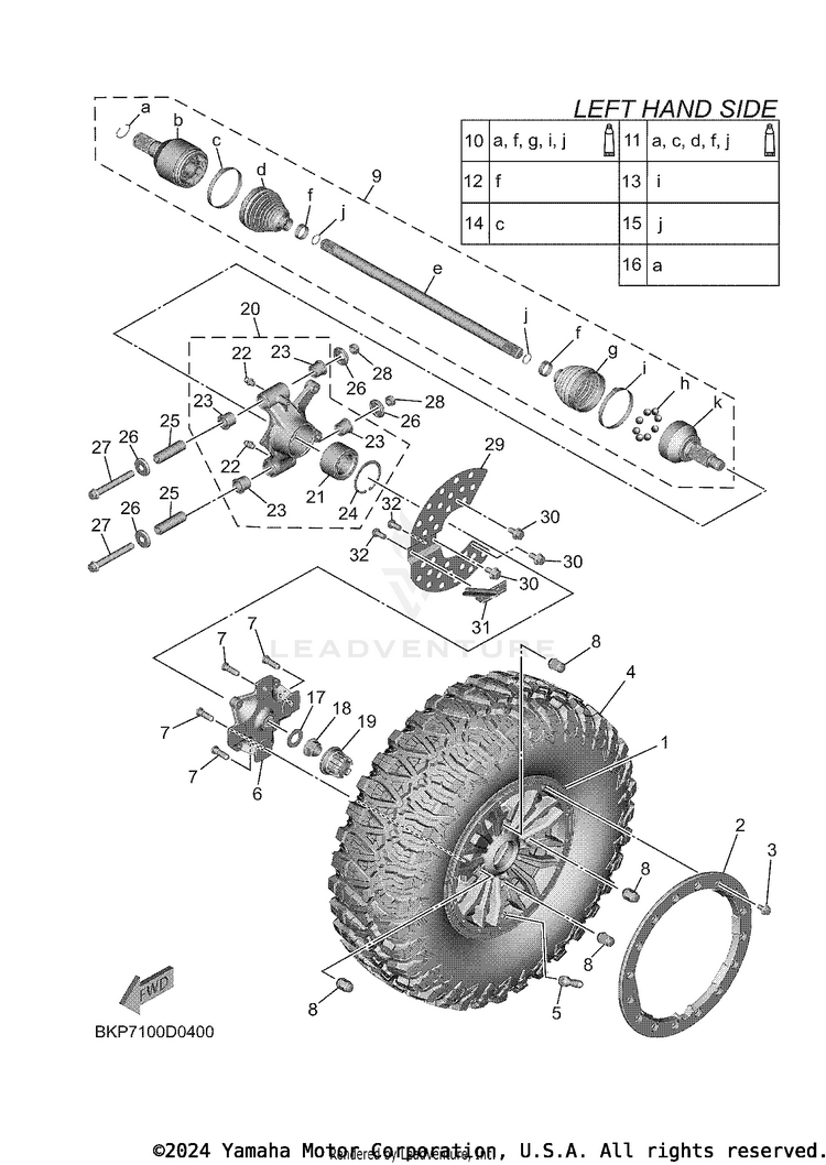 Rear Wheel Schematic