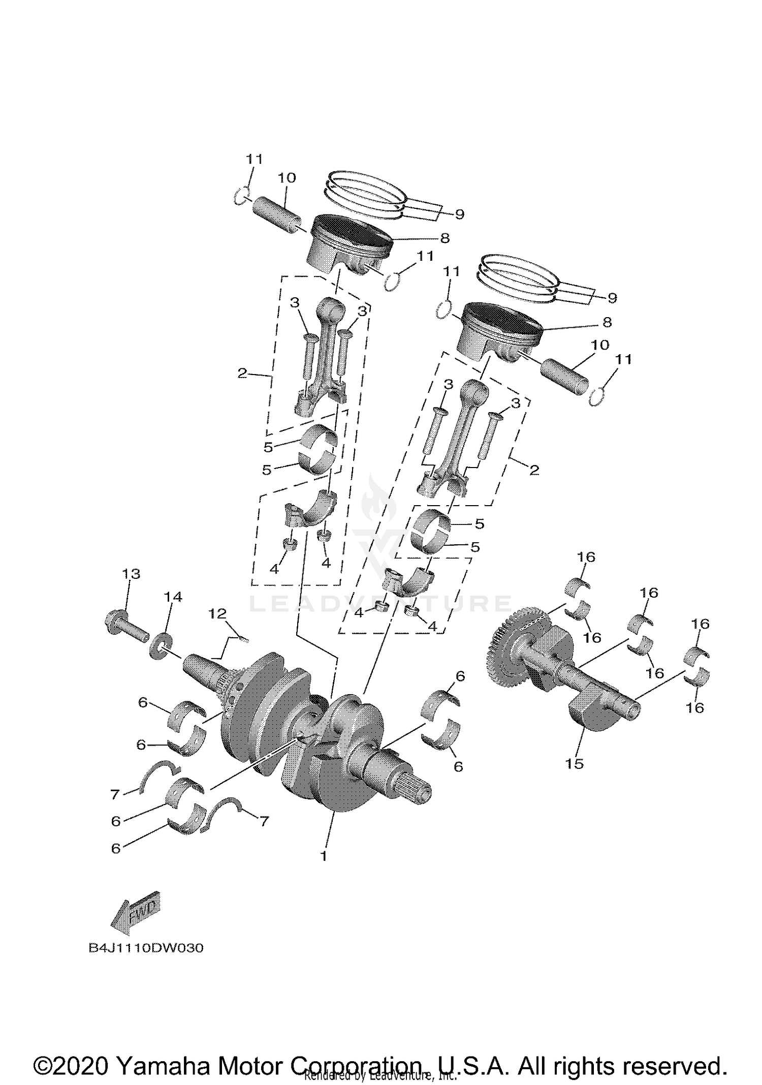 CRANKSHAFT PISTON