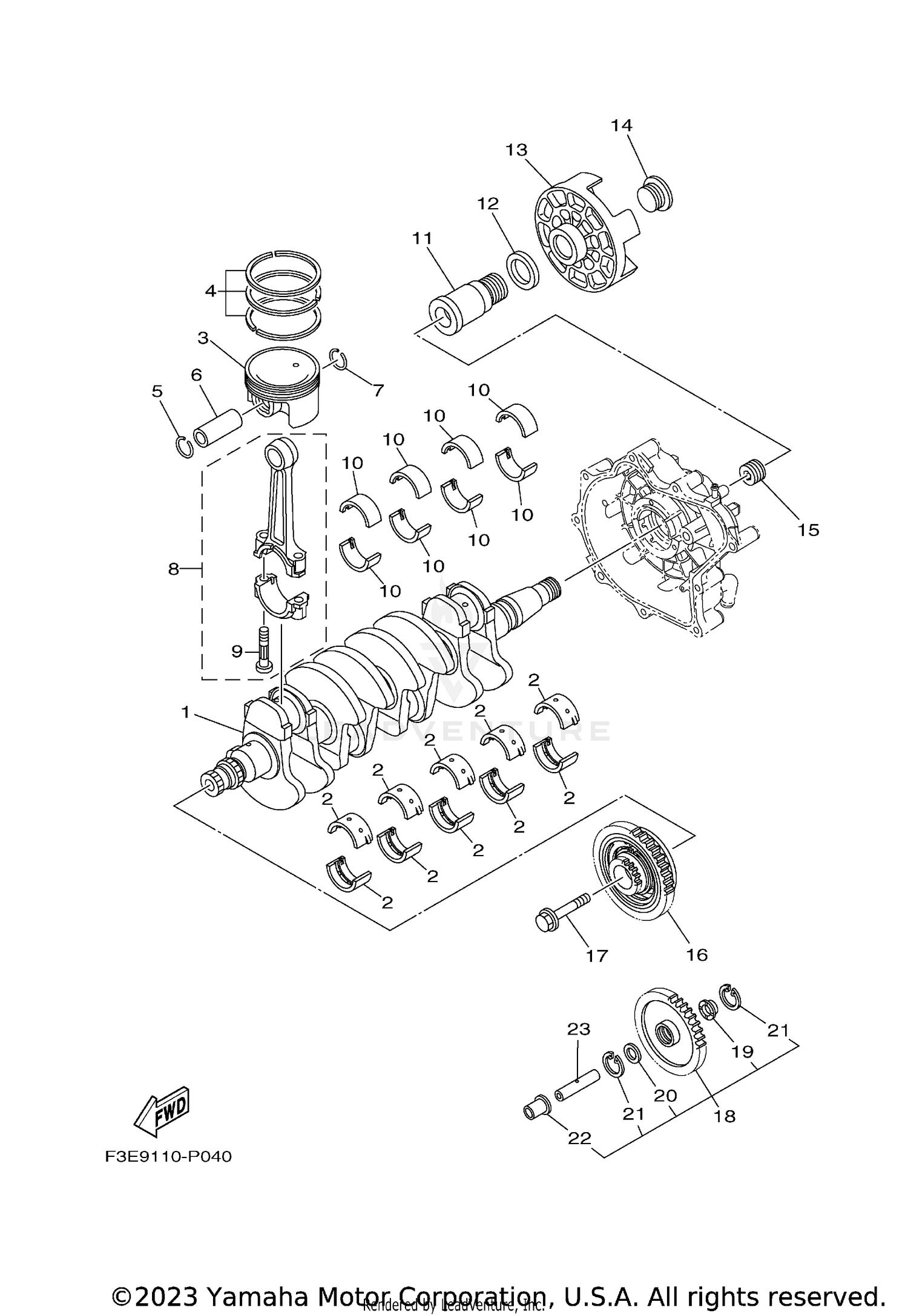 CRANKSHAFT & PISTON