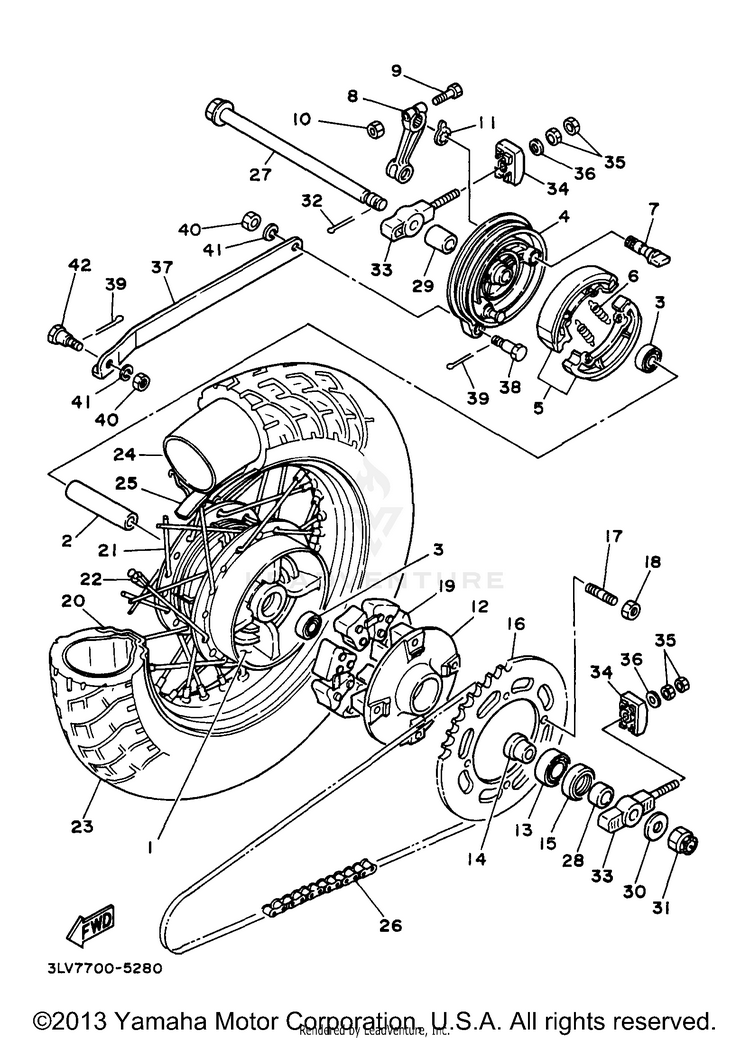 Rear Wheel Schematic