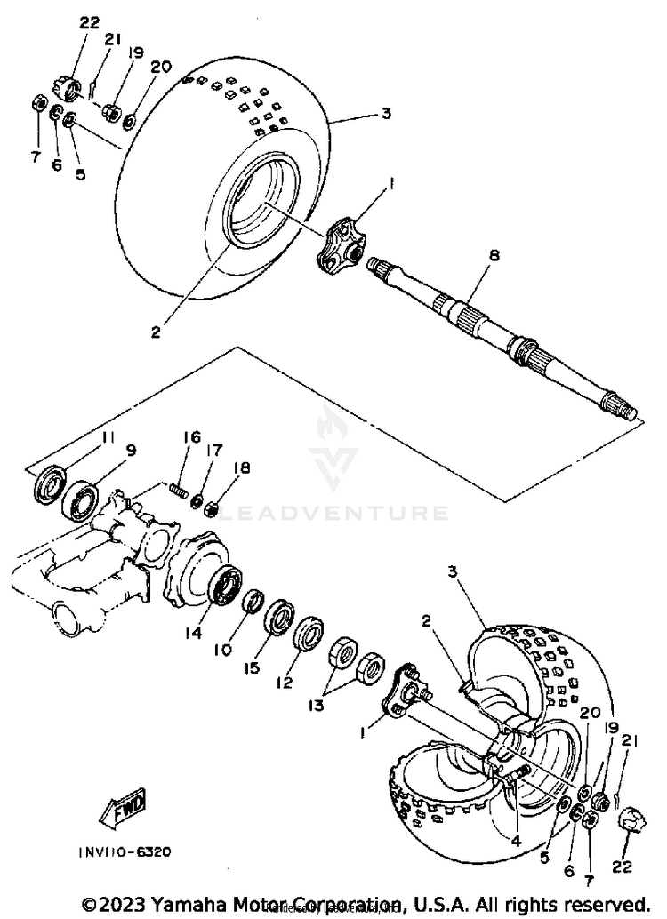 Rear Wheel Schematic