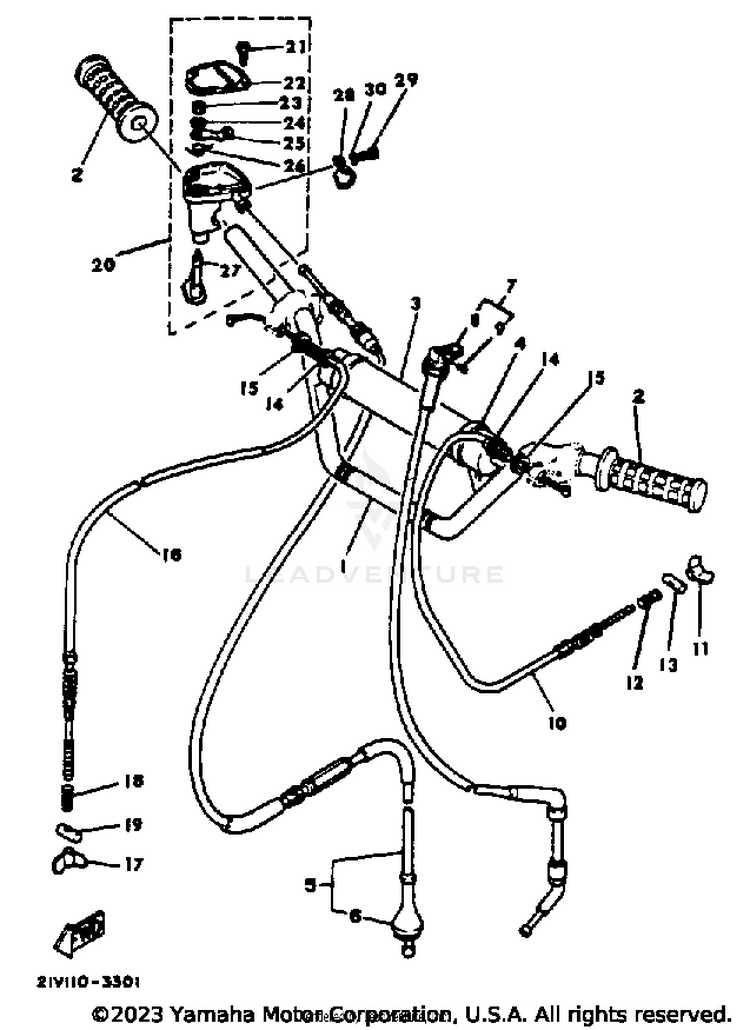 Handlebar-Cable Schematic