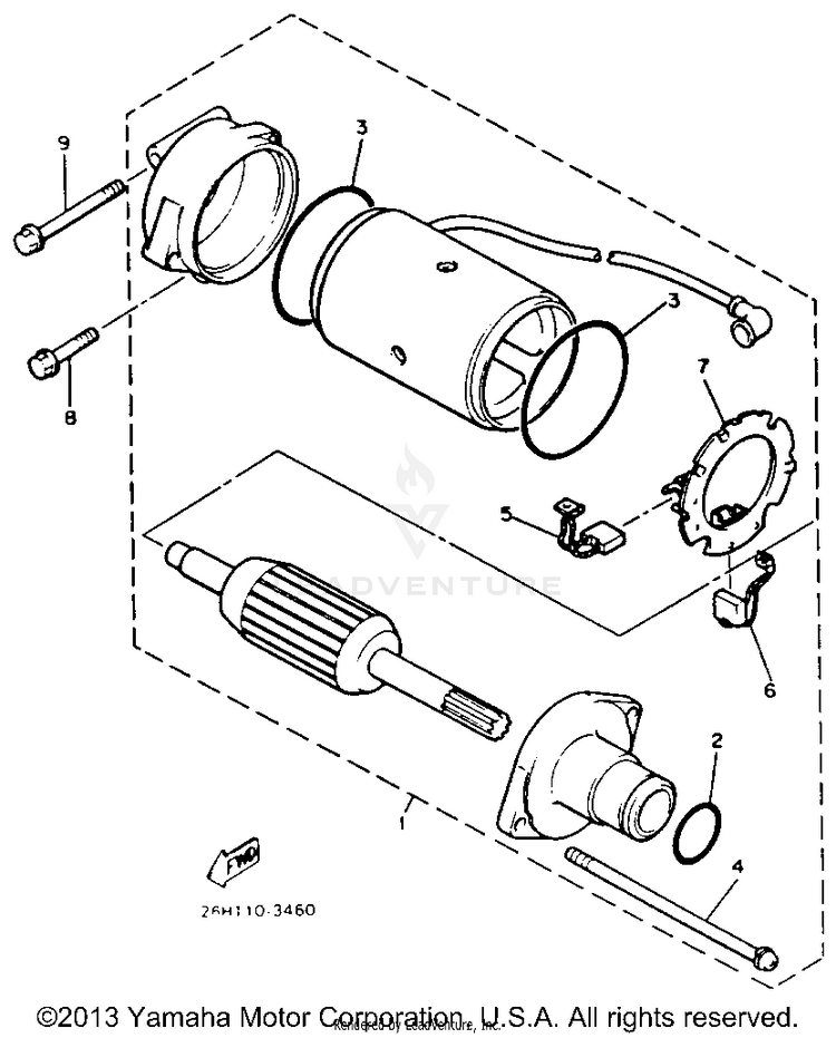 Starting Motor Schematic