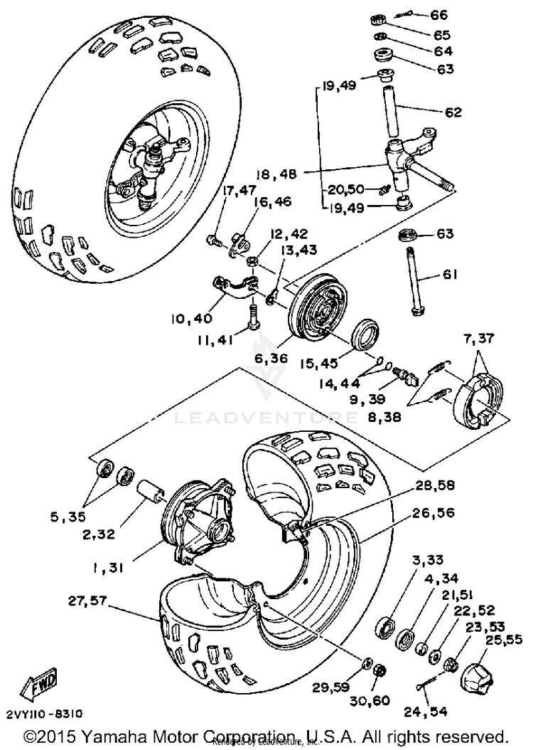 Front Wheel Schematic
