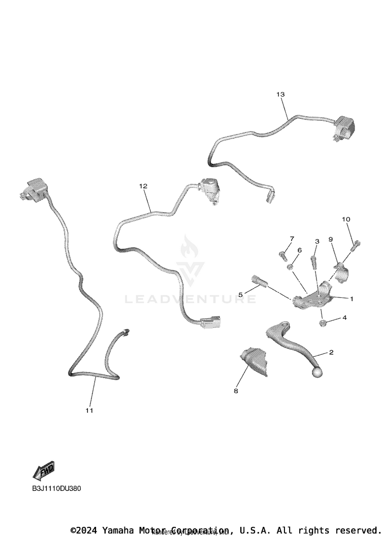 Handle Switch & Lever Schematic