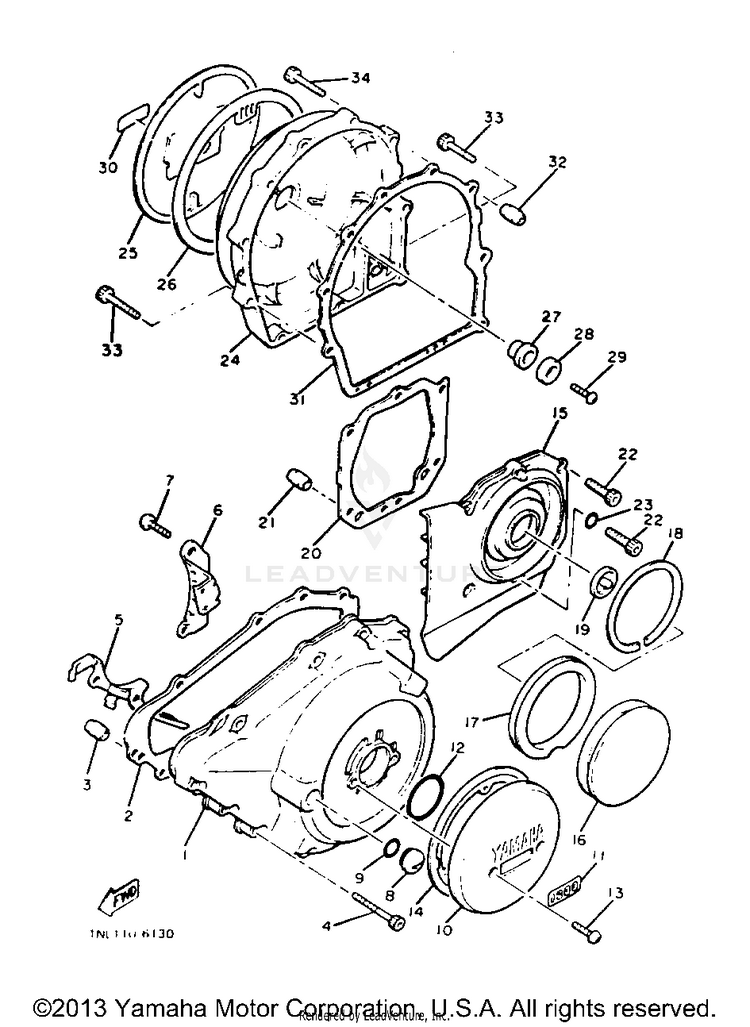 Crankcase Cover Schematic