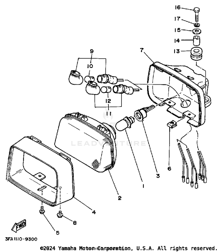 Headlight Schematic