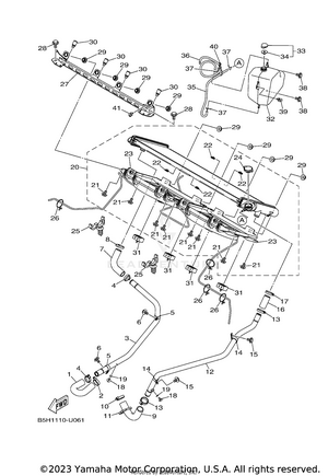 Radiator Hose Schematic